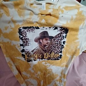 Yellowstone Kayce distressed women's shirt XL